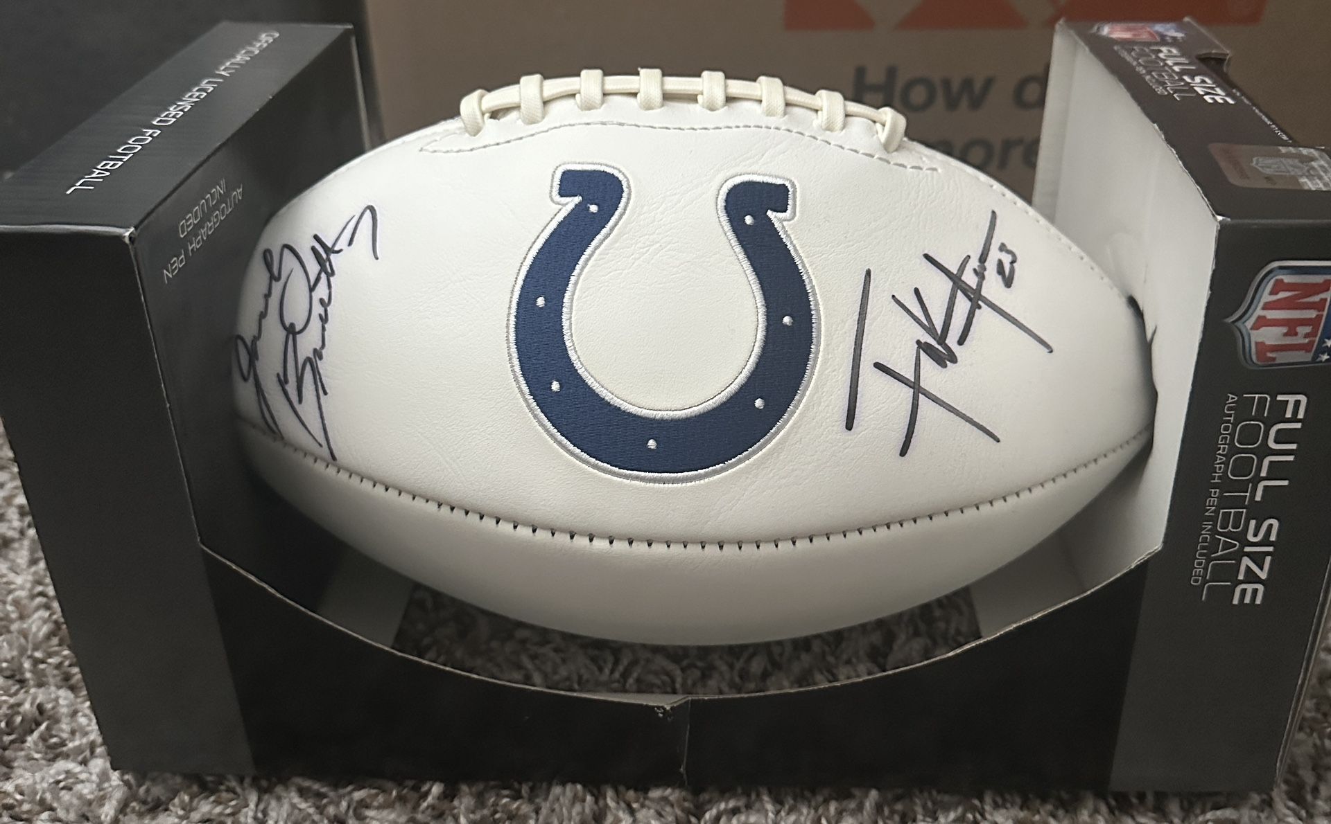 NFL Full Sized Signature Ball Double Auto