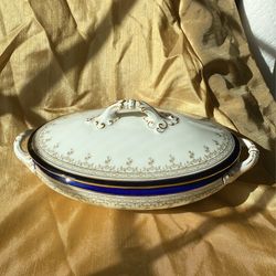 Antique Oval Serving Dish