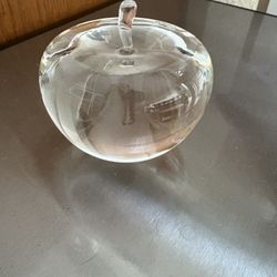 Vintage Crystal Apple- Like new!