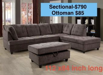 BRAND NEW -Free Delivery. Sectional, Sofa , Couch 