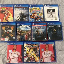 PS4 Games $5 Each 