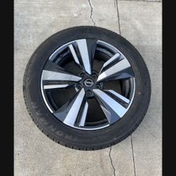 1 - 235/55r19 Stock Nissan Rogue Rav4 Crv Accord Camry 5x114.3 5x4.5 Rim Wheel Good 95% Treads 2024 DOT tire!