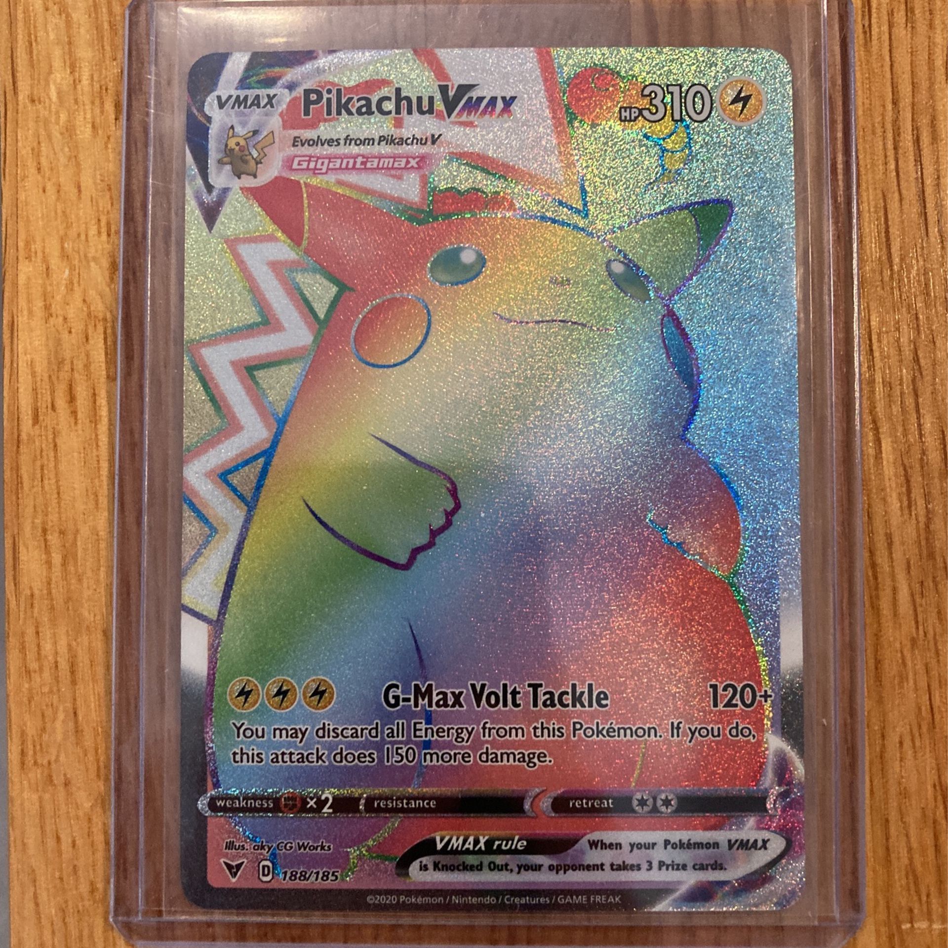Rainbow Rare Pikachu Vmax