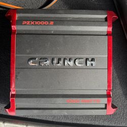 Crunch PZX 1000.2 Car Amplifier (Red) 