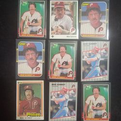 Mike Schmidt Baseball Card Lot 
