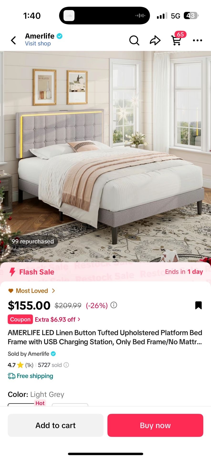 Queen Size Bed Frame