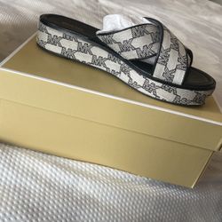 Michael Kors Indira Wedge Sandal Black