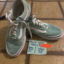 Vans Men’s Size 6 Women’s Size 7.5