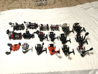 Mostly brand, new spinner, fishing reels, freshwater bait, casters, and ocean bait casters reels