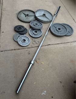 Olmypic weights and bar