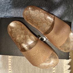 COACH Ulyssa Rubber Slide Sandles Size 7