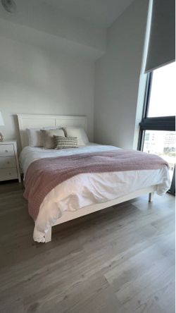 Queen Bed Frame (mattress also available)