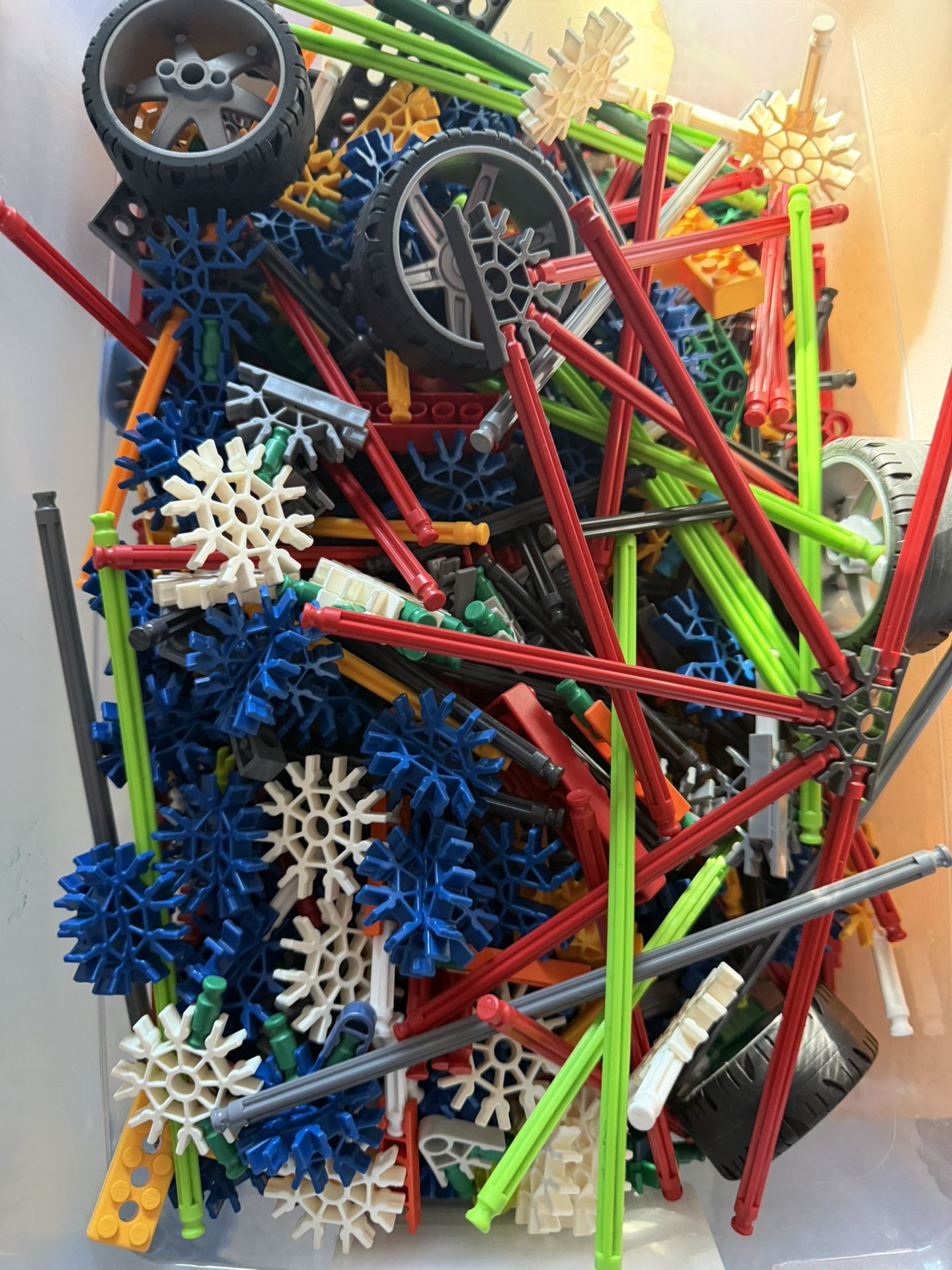 Small Bin Of K’Nex