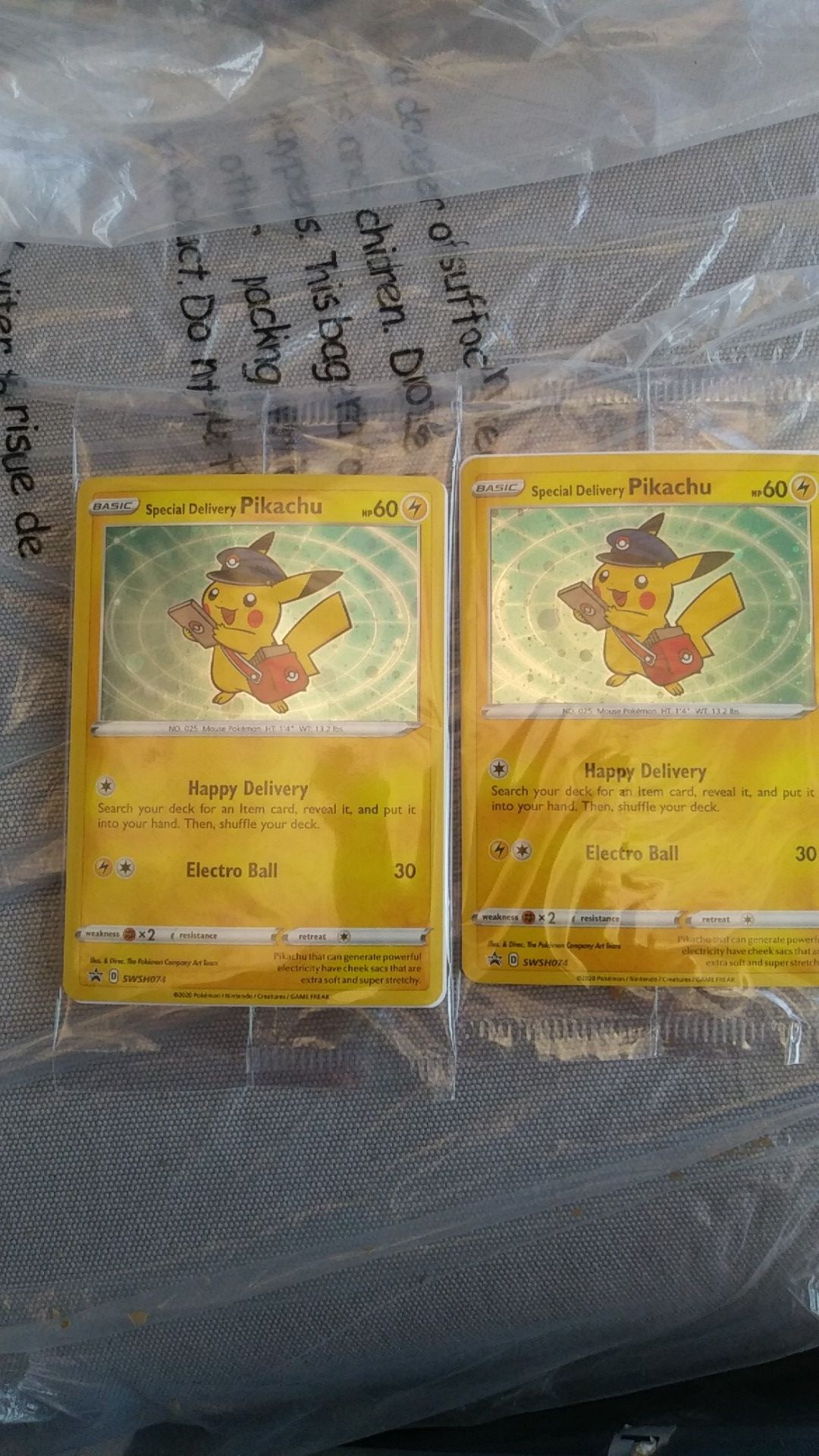 Pokemon cards Pikachu promo cards
