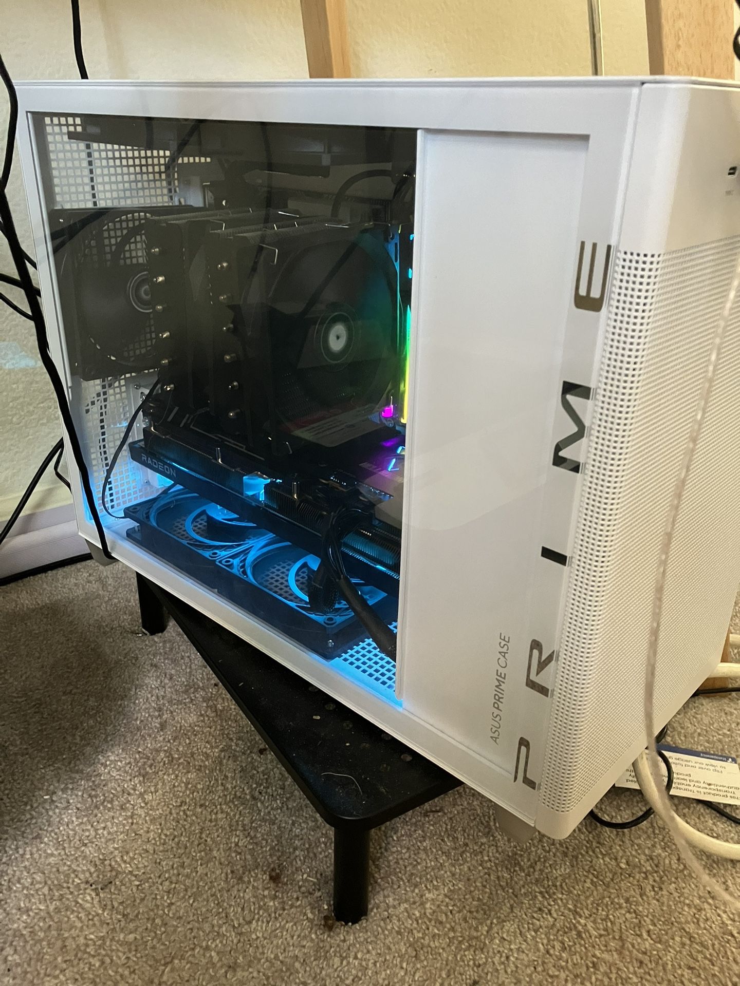 Ryzen 5 7600 + RX 7800 XT Gaming Computer Setup (full Pc Setup) - 1100
