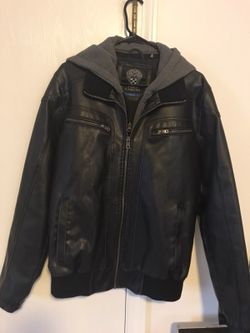 Leather man jacket
