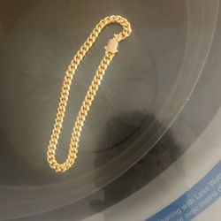 Gold Bracelet With Diamonds 14k