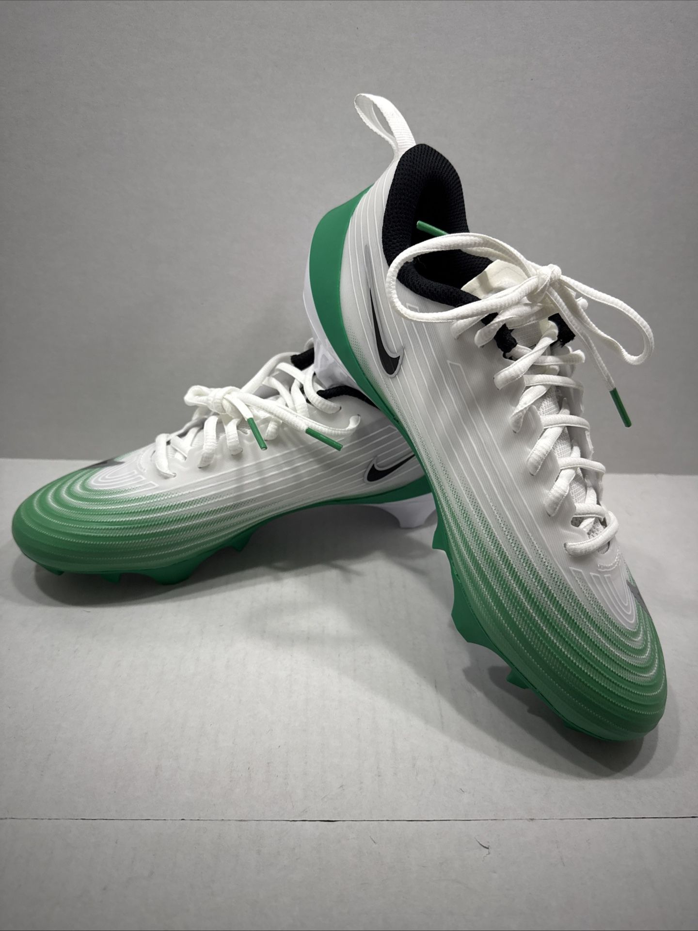 NEW Men's Size Nike Vapor Speed White Green Football Cleats