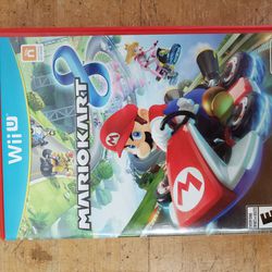 Mario Kart 8 (Nintendo Wii U, 2014) w/ Manual