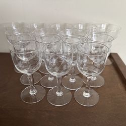 Real Crystal Small Wine Glasses 