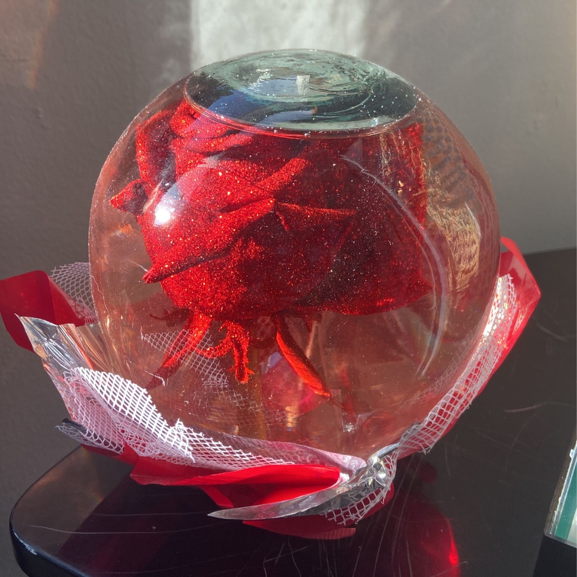 Red Flower Globe