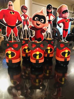 Incredibles Birthday Party Centerpieces 
