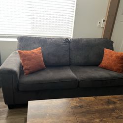 Gray 3-Seat Sofa — $300 (OBO)