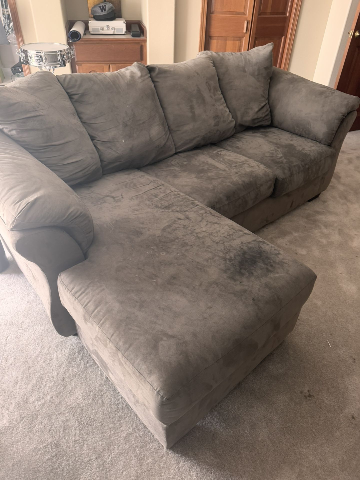 Couch With ottoman