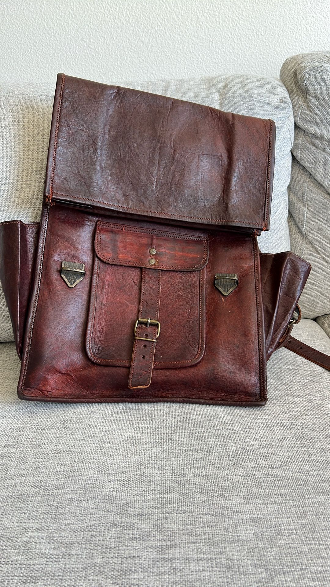 NEW 100% Leather Backpack