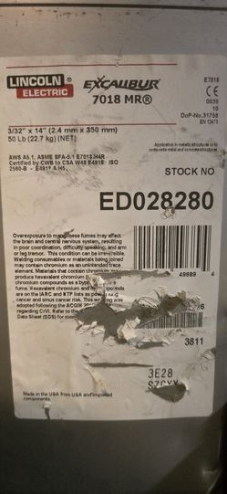 Lincoln Electric stick electrodes