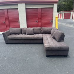 Comfy Nice Gray Sectional Couch 🔥🔥