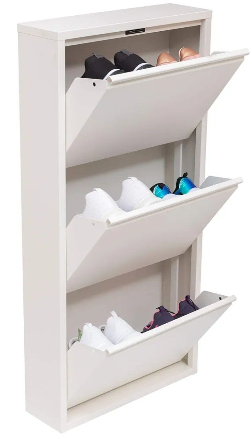 Mabel Home 3 Tier Shoe Cabinet 3 & 4 Drawer White
Modern, 3-4Tier, Shoe Rack, Storage Organizer, 3 & 4Tier