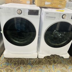 My new LG washer and dryer are working perfectly.