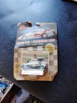 #3 Dale Earnhardt 1989 Stock Car/collectors card with display stand