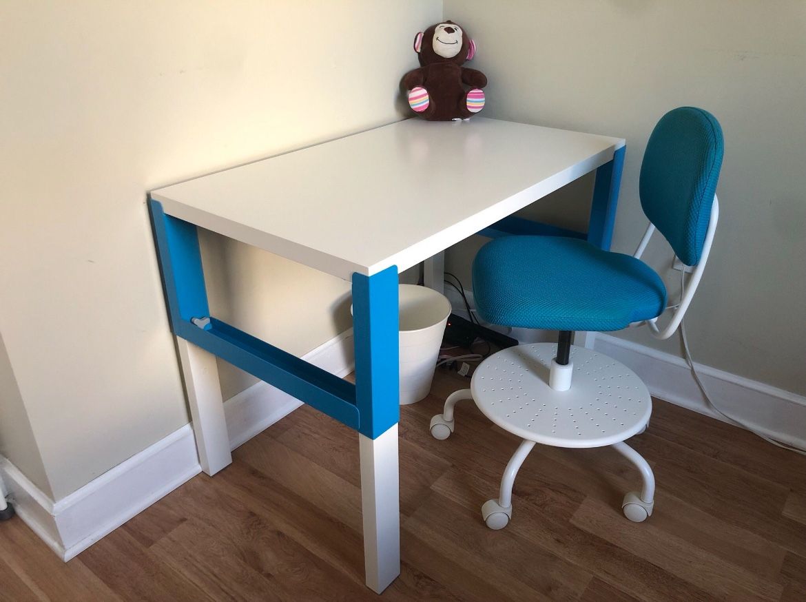 IKEA Desk + Chair  For Kids