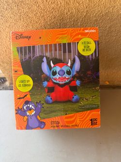 NEW DISNEY GEMMY = 3 Feet Stitch Devil in Costume AirBlown Inflatable