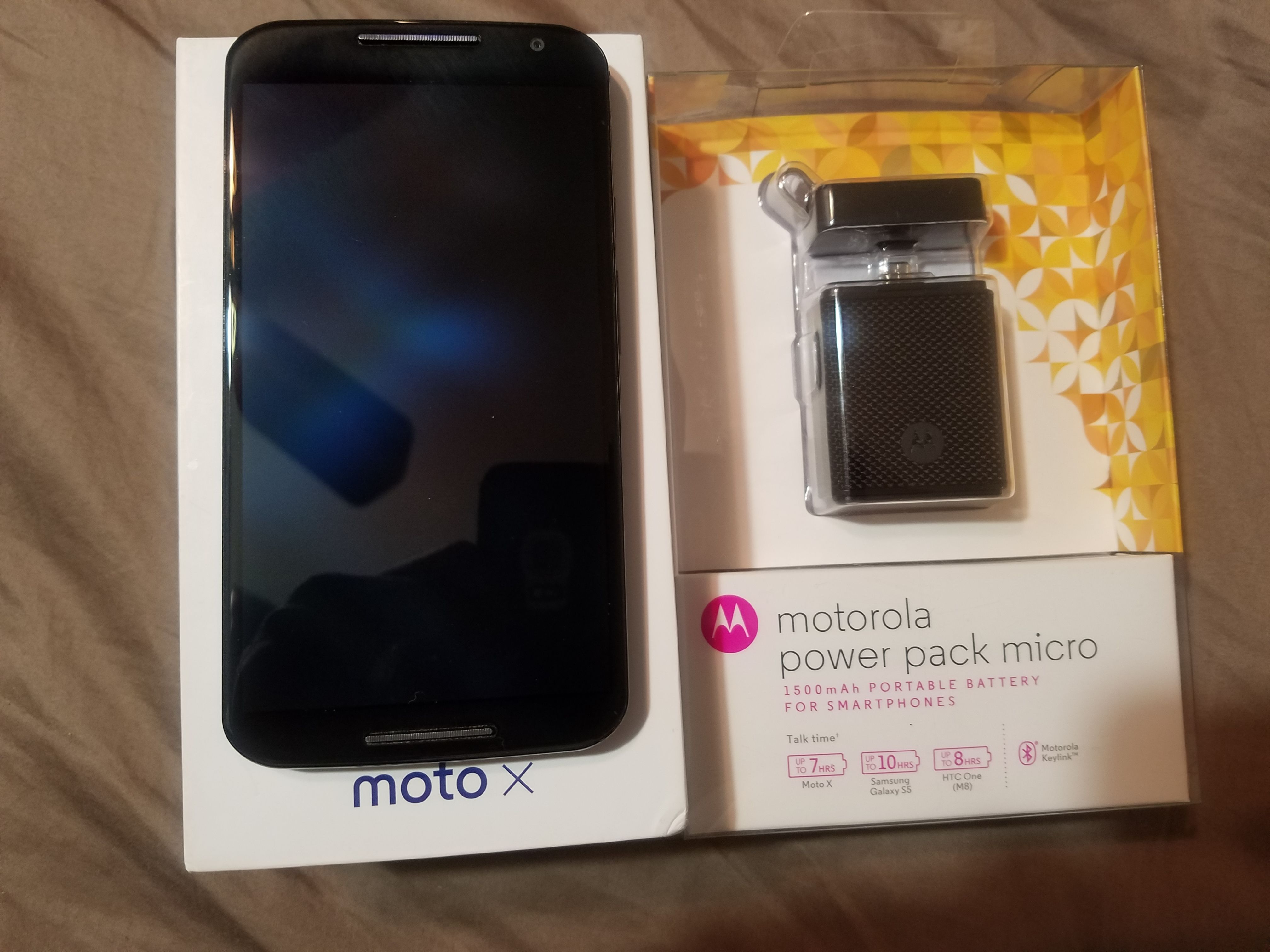 VZW MOTO X2 W/ MOTOROLA POWER PACK MICRO