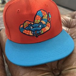 Rare Wisconsin Timber Rattlers Hat New Era 59Fifty 7 3/8