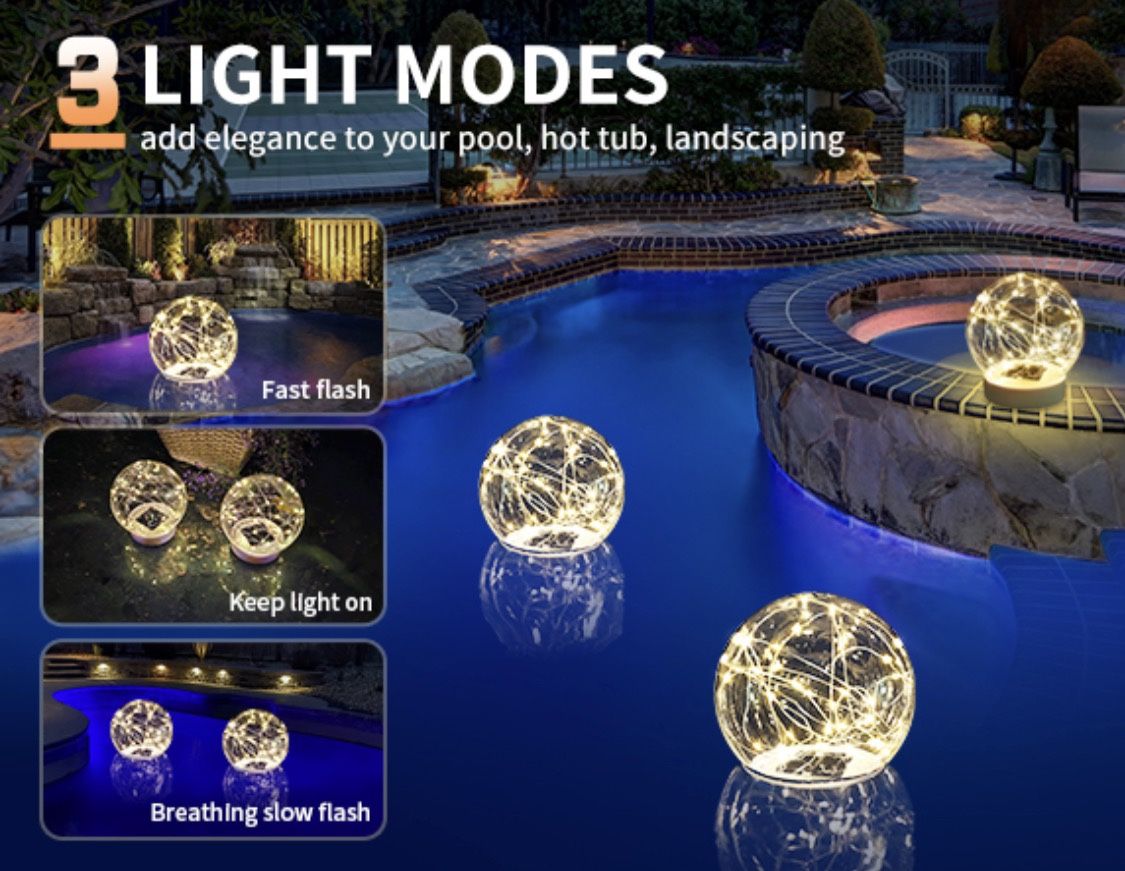 Floating Pool Lights