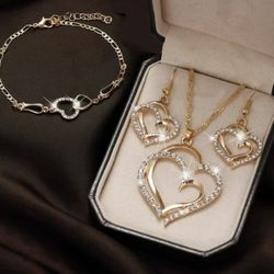 Heart Jewelry Set