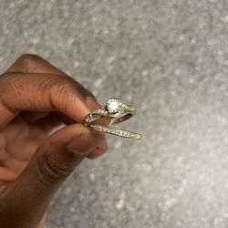 Very Nice Beautiful Wedding And Engagement Ring Thumbnail