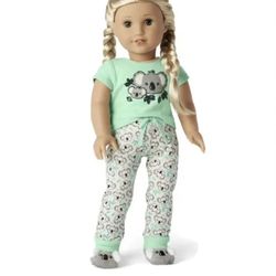 American Girl Doll GOTY 2021 Kira Bailey Koala Pjs New In Box Nwt 