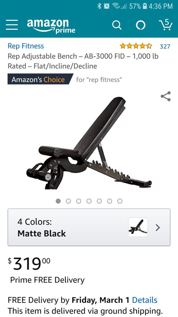 Rep Fitness Weight Bench Incline Flat Decline Up Right 7