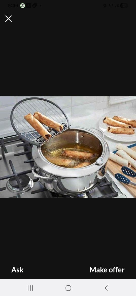 OLLA FREIDORA 9 QUARTOS NUEVA EN CAJA