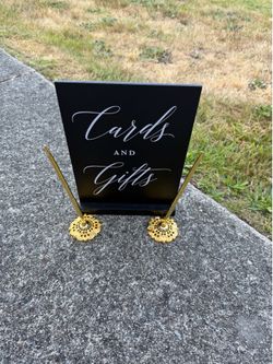 Gift and Card Sign