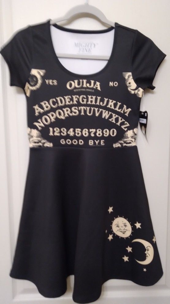 "OUIJA BOARD DRESS/HALLOWEEN COSTUME BY "MIGHTY FINE" LADIES SIZE SMALL NWT