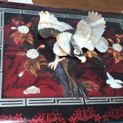 Antique Korean Mother Of Pearl Photo Album