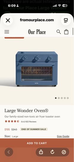 Large wonder oven