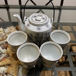 Tea Kettle And Cup Sets 