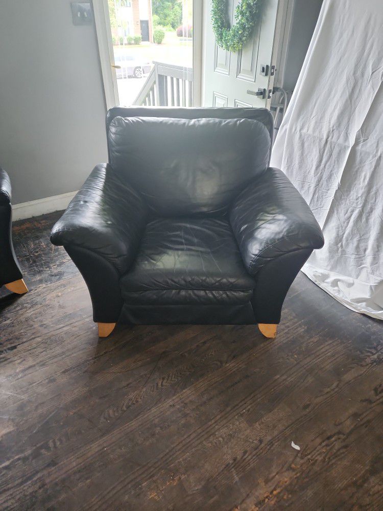 Leather Chair And Sofa